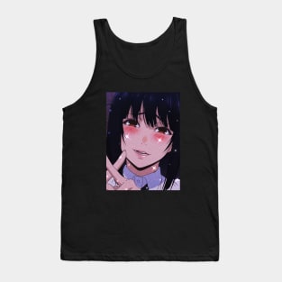 Sparkly Yumeko Jabami Tank Top